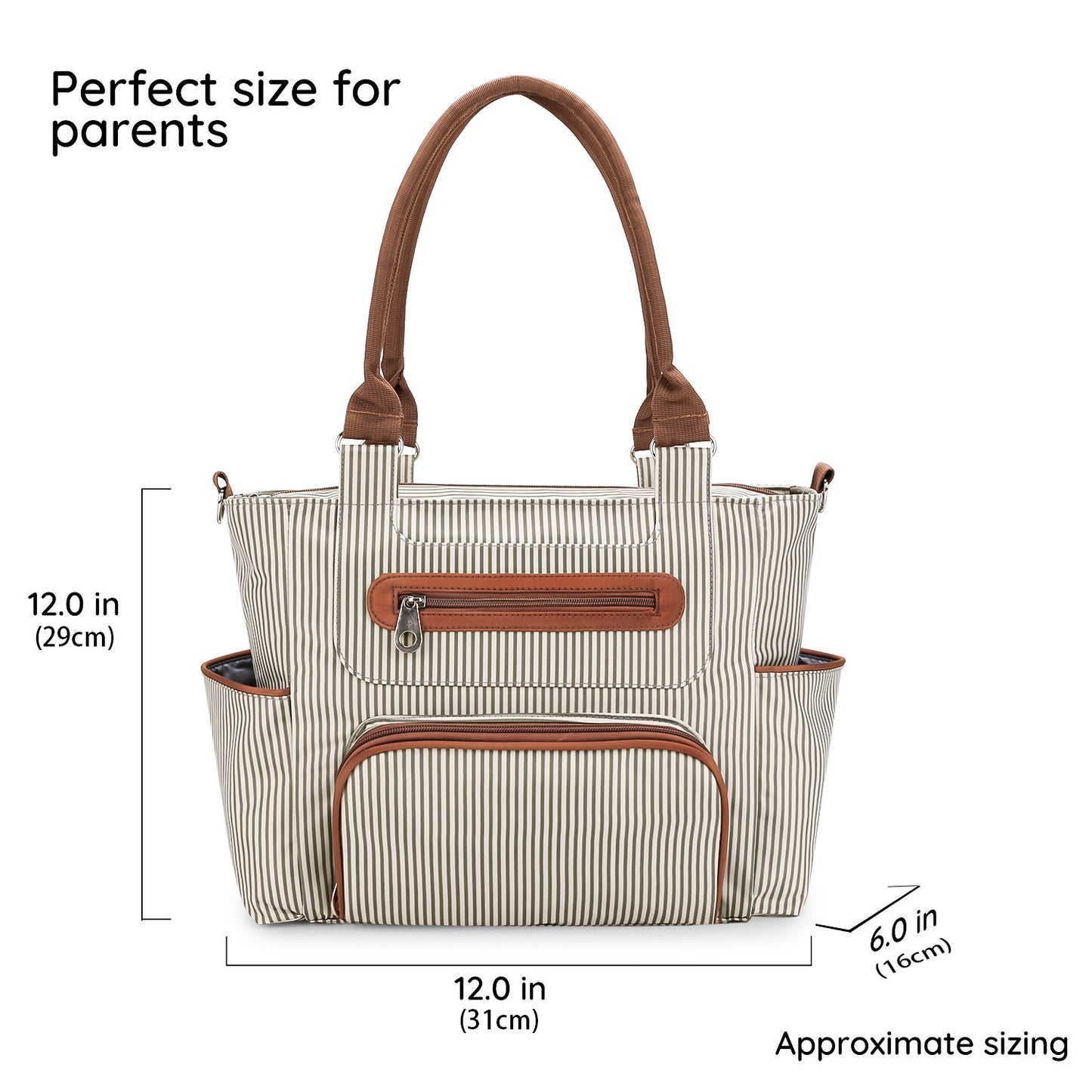 Stilvolle Wickeltasche-Set Brehn