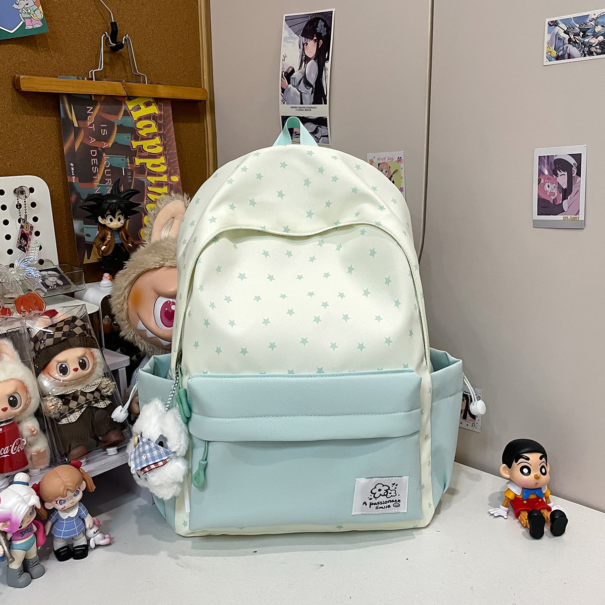 Stylischer Sternenprint-Rucksack