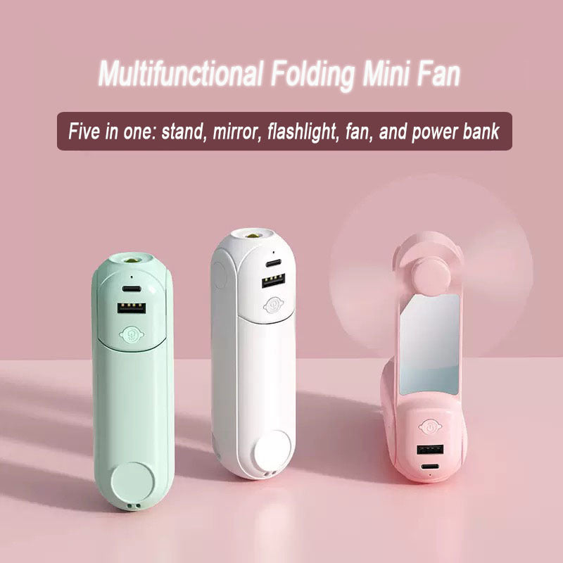Damen Tragbarer USB-Lüfter mit flexibler Halterung Brehn