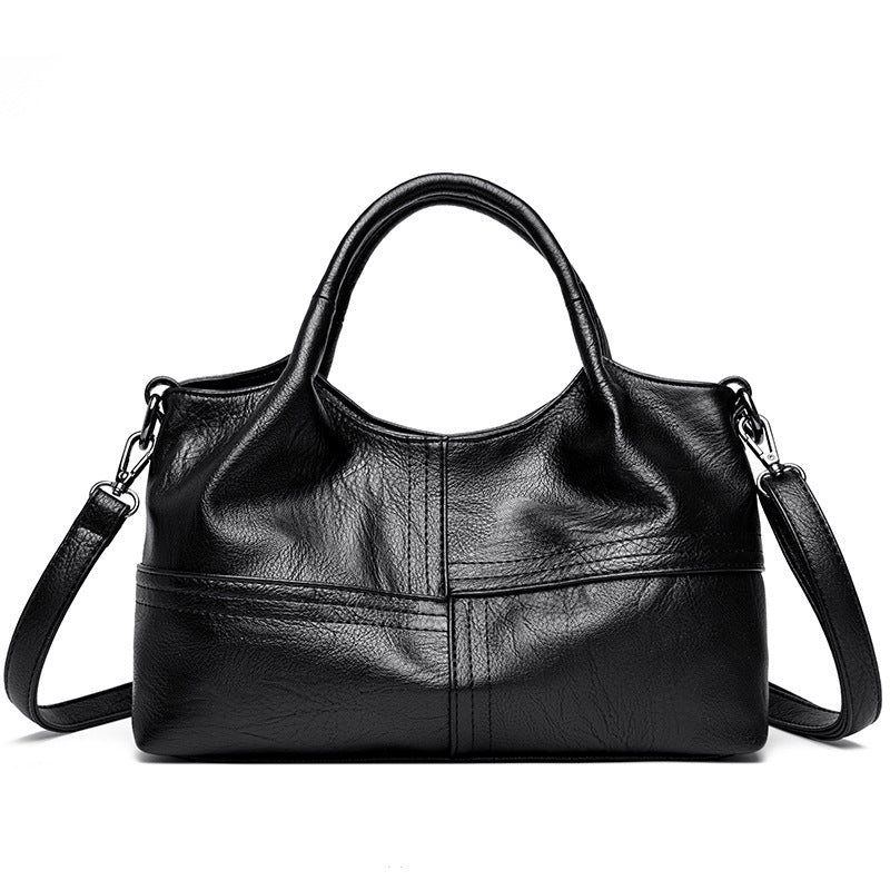 Klassische Kunstleder Handtasche Brehn
