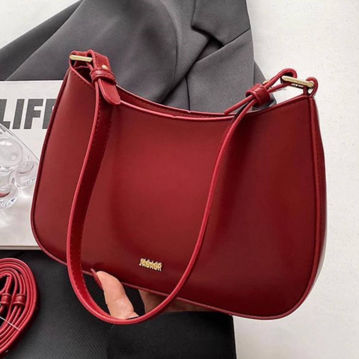 Schlanke Minimalistische Handtasche Brehn