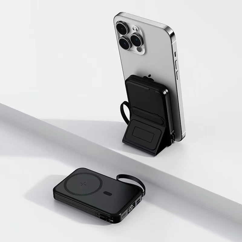 Tragbare Powerbank mit Magnetischer Halterung und Schnellladefunktion Brehn