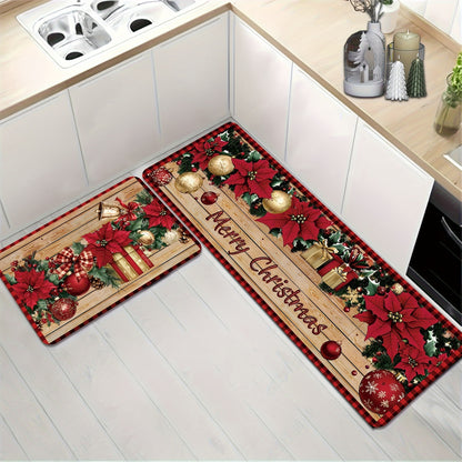 Festliche Winter-Themen Küchenmatte