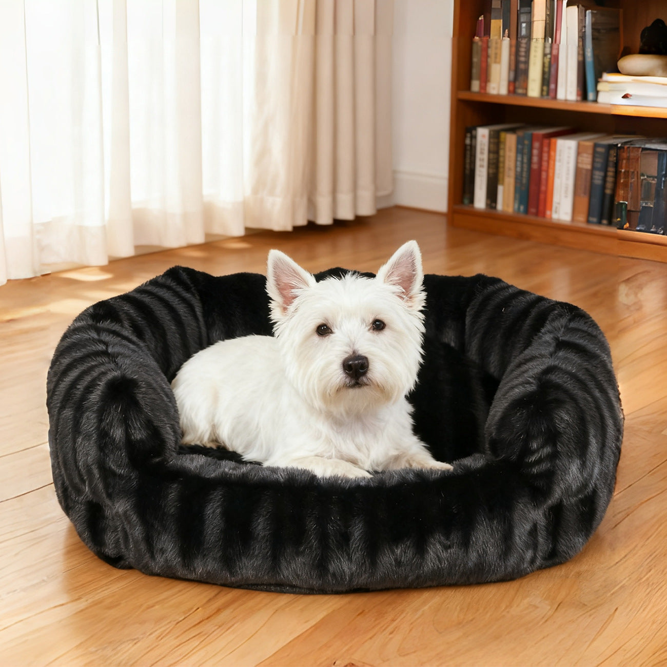Luxuriöses Plüsch-Hundebett