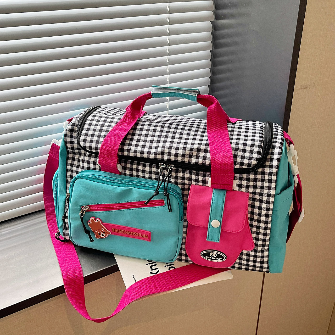 Multi-Taschen Sport Reise Duffle Brehn