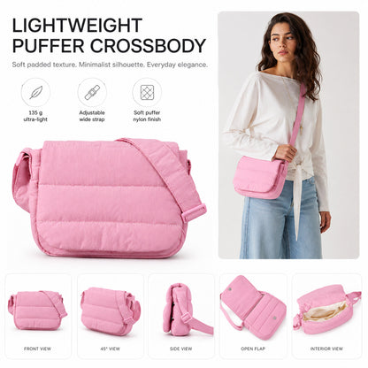 Gestepptes Crossbody-Umhängetäschchen