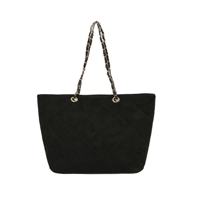 WoQuilted Suede Einkaufstasche Brehn