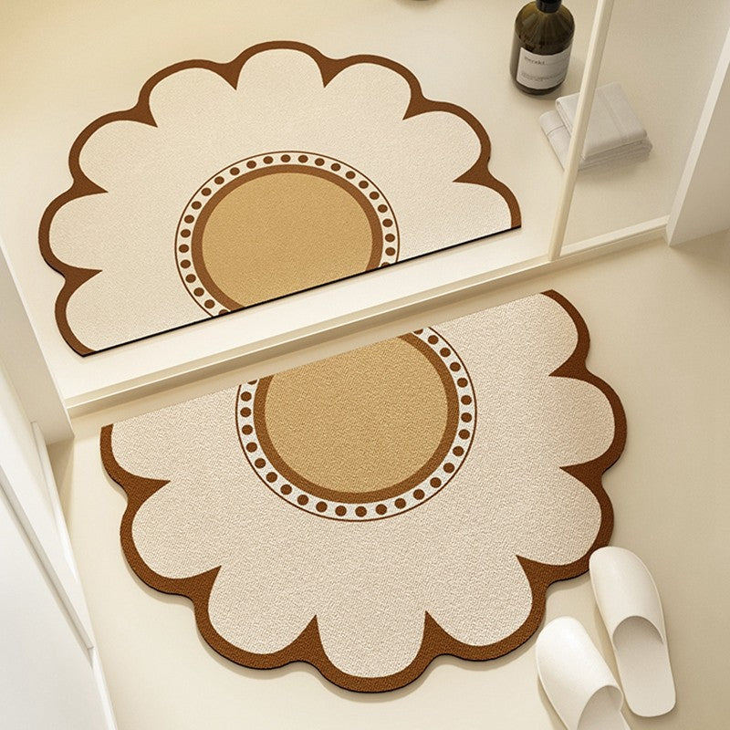 Floral Pattern Badmatte Brehn