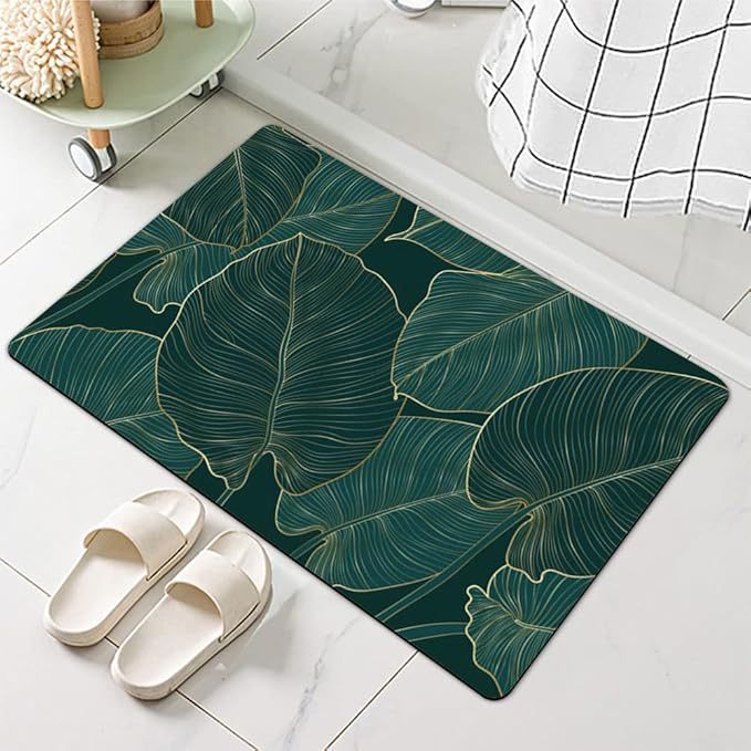 Stylische Wasserabweisende Badematte Brehn