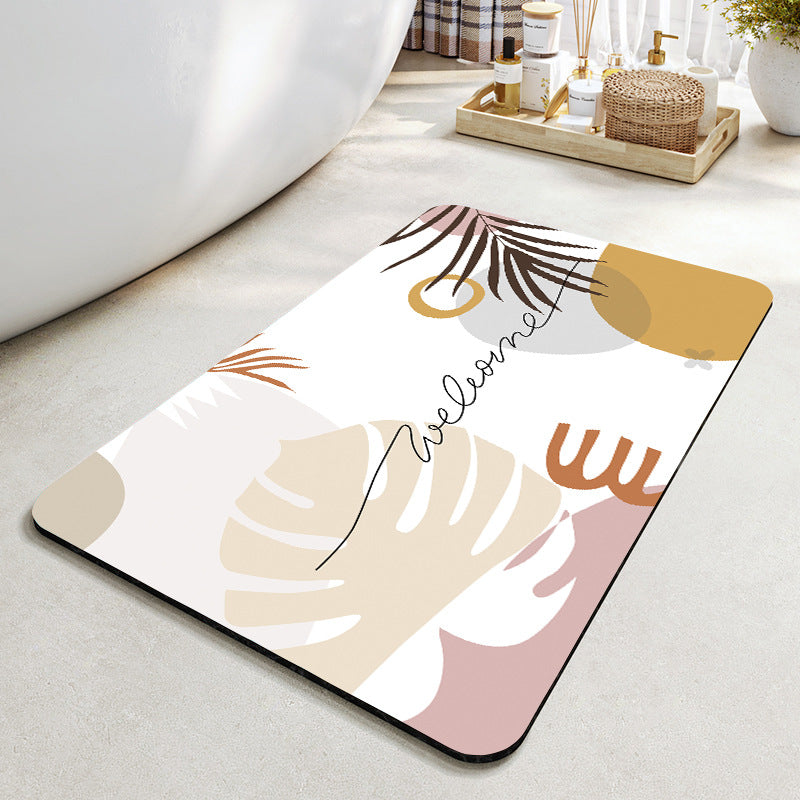 Fröhliches Florales Design Innenbereich Teppich Brehn
