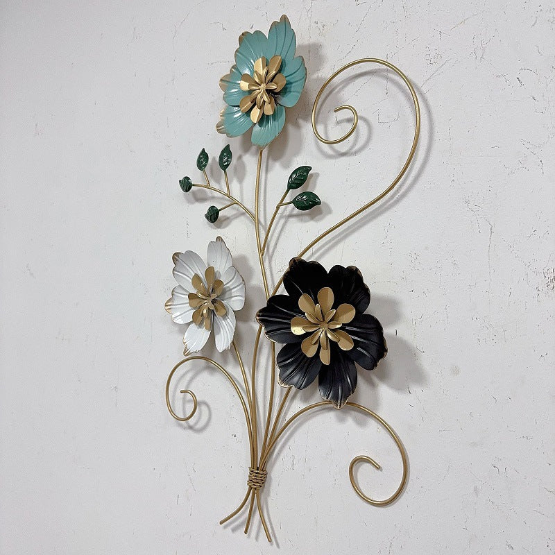3D Blumen Metall Wandkunst Brehn