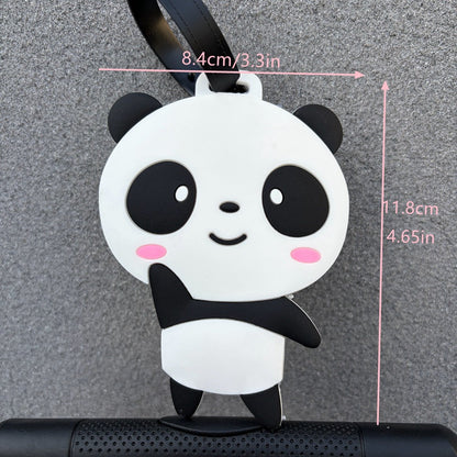 Niedlicher Panda-förmiger Gepäckanhänger Brehn