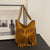 Suede Fringe Schultertasche Brehn