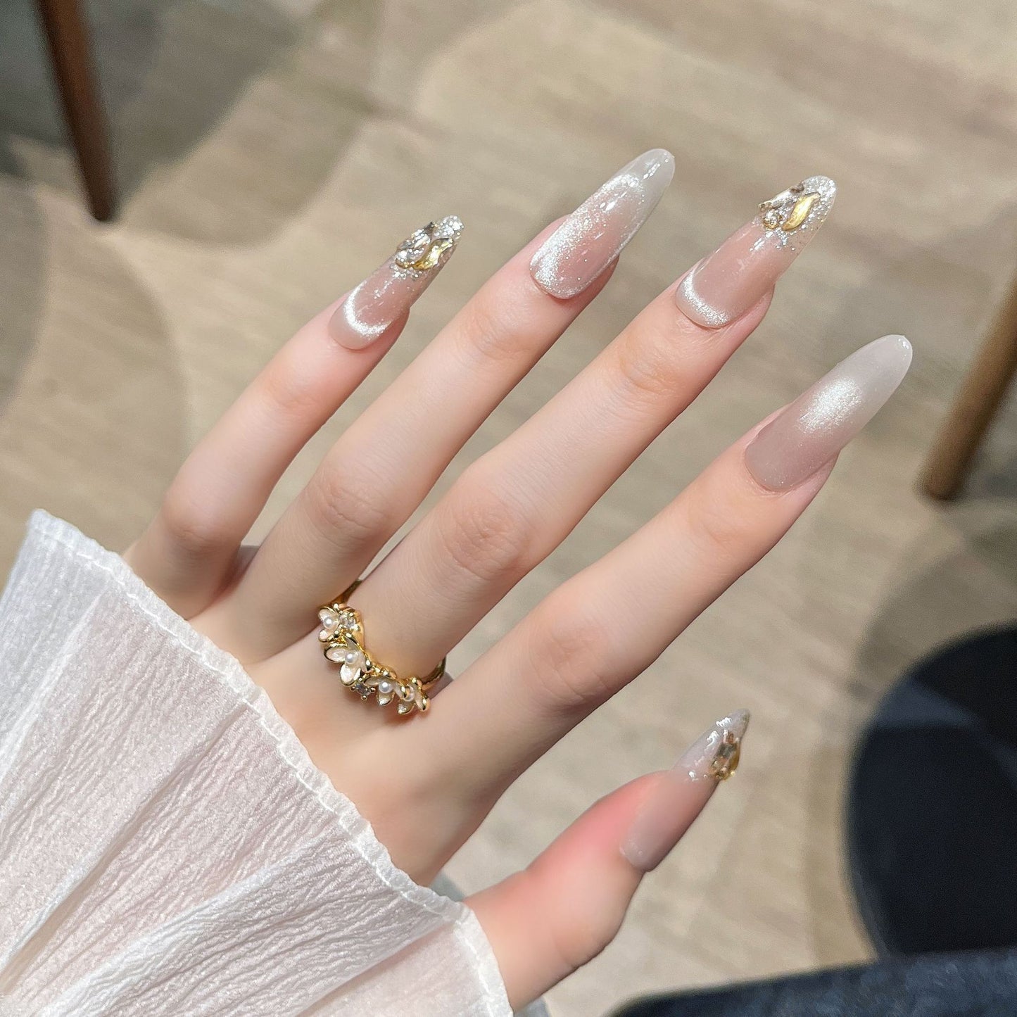 Glitter-Beschichtet Press-On Nagelverlängerungen Brehn