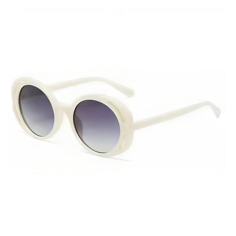 Damen Ovalförmige Designer-Sonnenbrille mit klassischem Detail Brehn
