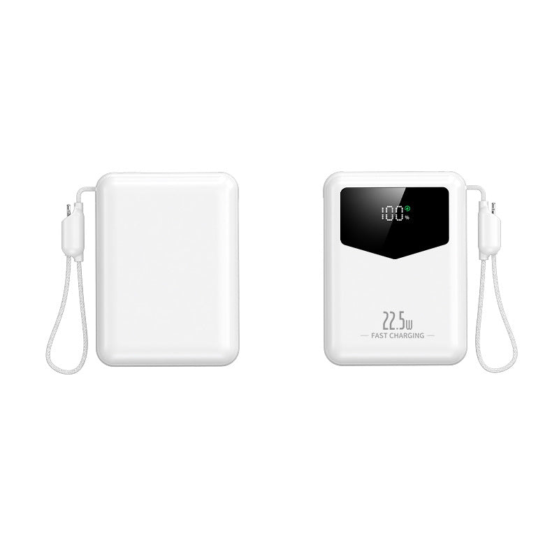 Tragbare Powerbank mit Hochmoderner Schnellladefunktion und Led-Anzeige Brehn