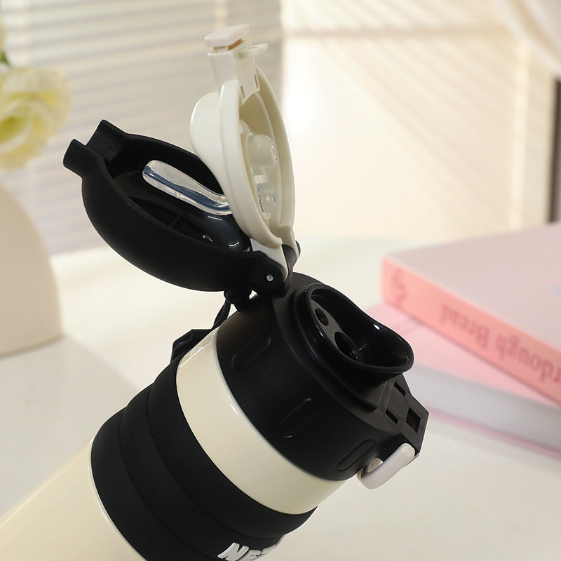Damen Isolierflasche mit verspieltem Design und praktischem Tragegriff Brehn