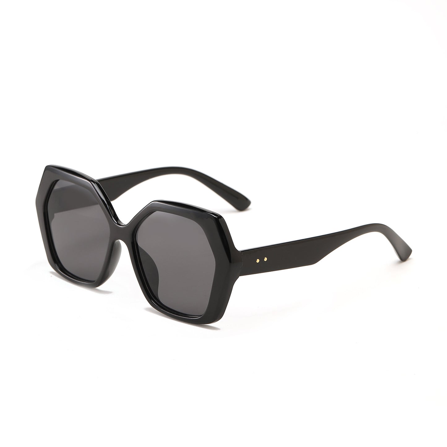 Damen geometrische Sonnenbrille mit auffälligem Design Brehn