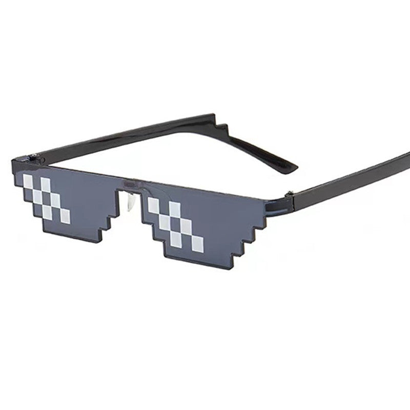 Fette geometrische Shield-Sonnenbrille Brehn