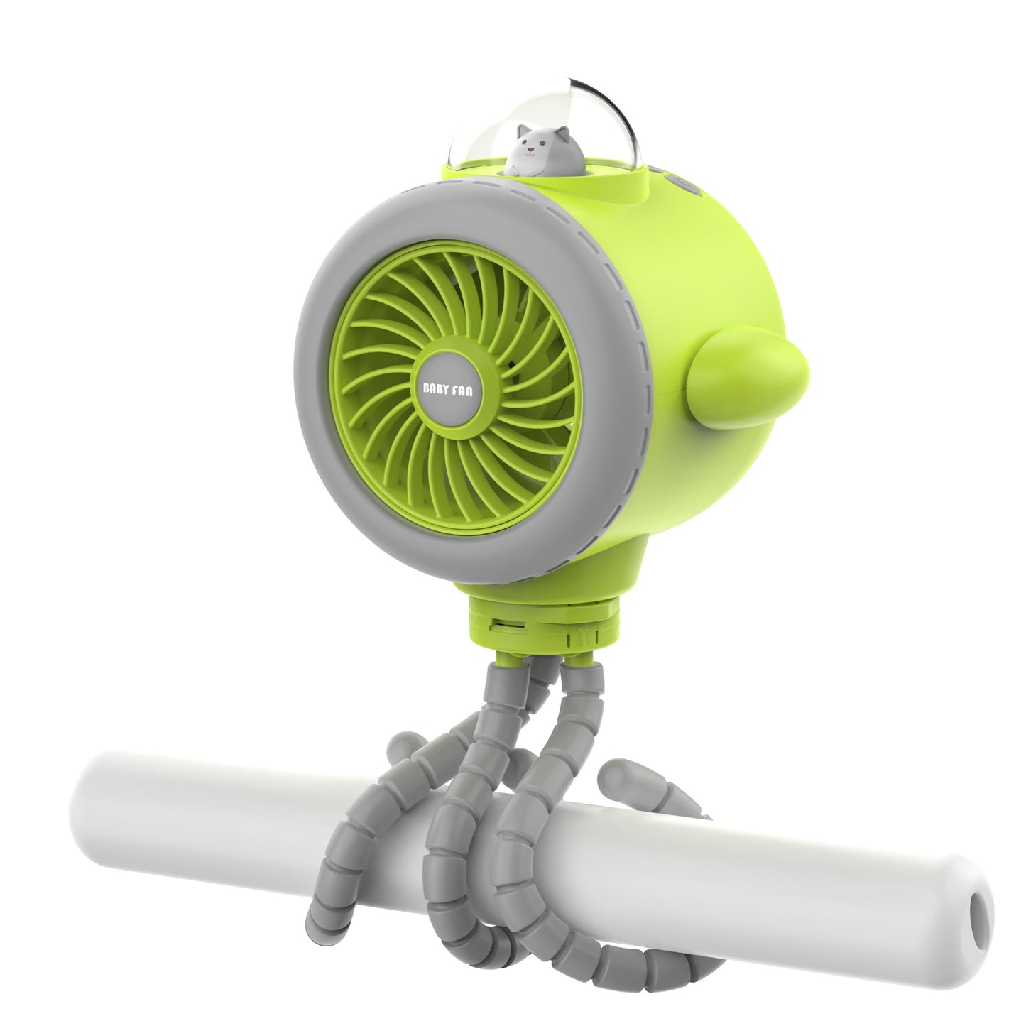 Unisex Flexibler Tischventilator mit Kippfunktion Brehn