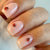 Künstlerisches Marienkäfer Design Press-On Nail Set Brehn