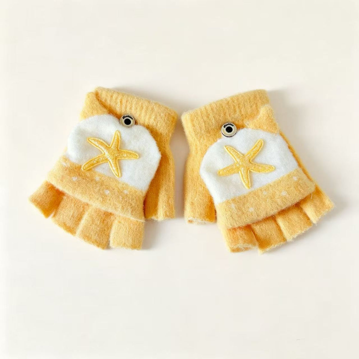 Niedliche Cartoon-Themen-Fingerlose Handschuhe Brehn