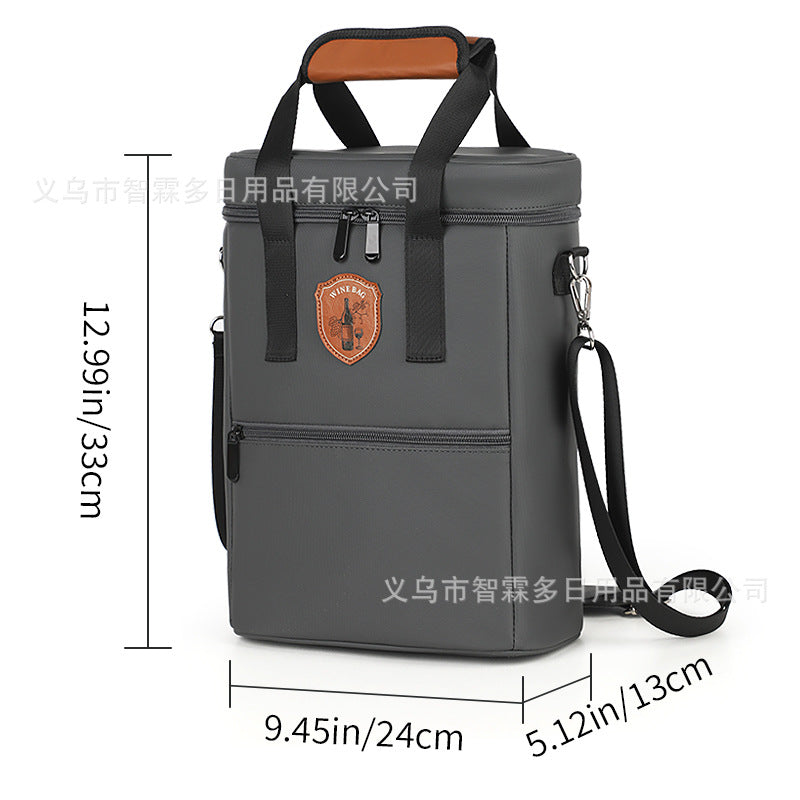 Isolierte Lunch-Kühltasche mit mehreren Taschen Brehn