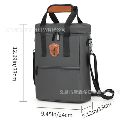 Isolierte Lunch-Kühltasche mit mehreren Taschen Brehn