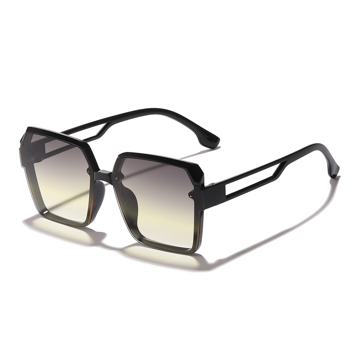 Damen oversized Sonnenbrille mit trendigem, transparentem Design Brehn