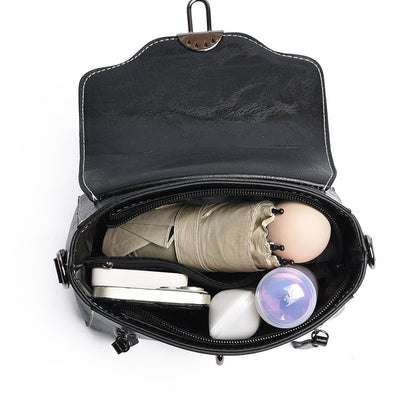 Vintage-Leder-Handtasche