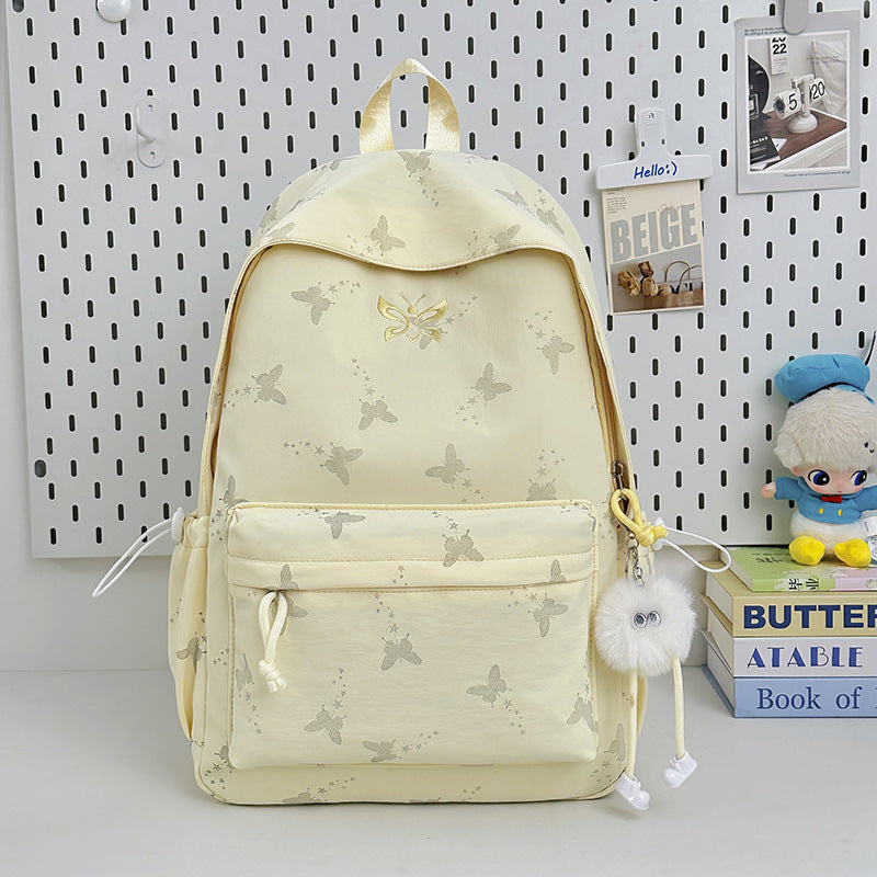Charmanter Schmetterlingsdruck Schulrucksack