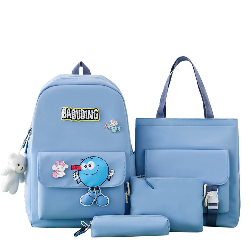 Stylisches Grafik-Rucksack-Set