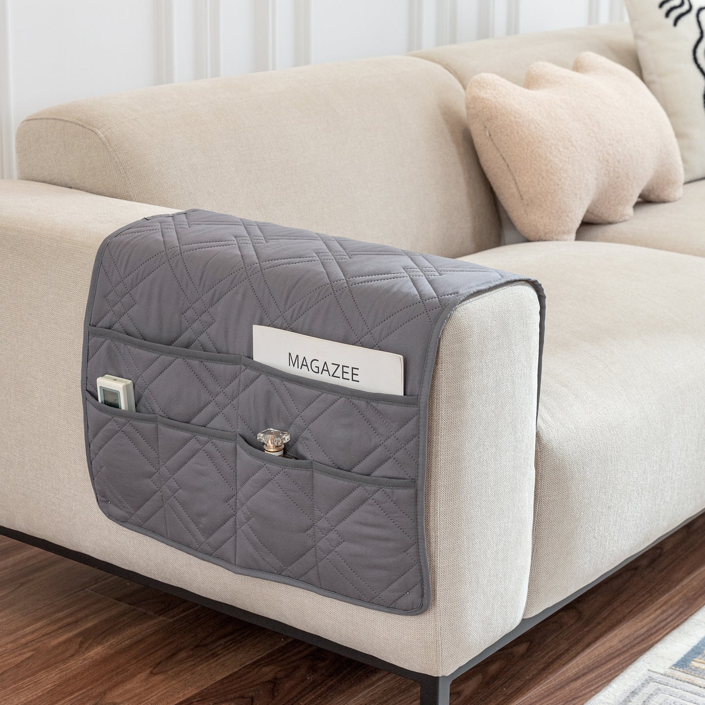 Eleganter Sofa-Organizer mit Mehrfachen Taschen Brehn