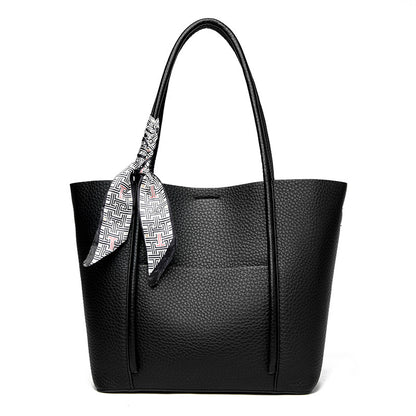 Texturierte Leder-Shopper-Tasche Brehn
