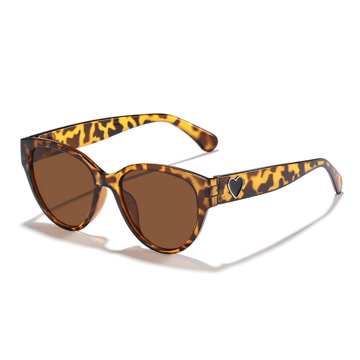 Damen Cat-Eye Sonnenbrille mit herzförmigem Detail und UV-Schutz Brehn