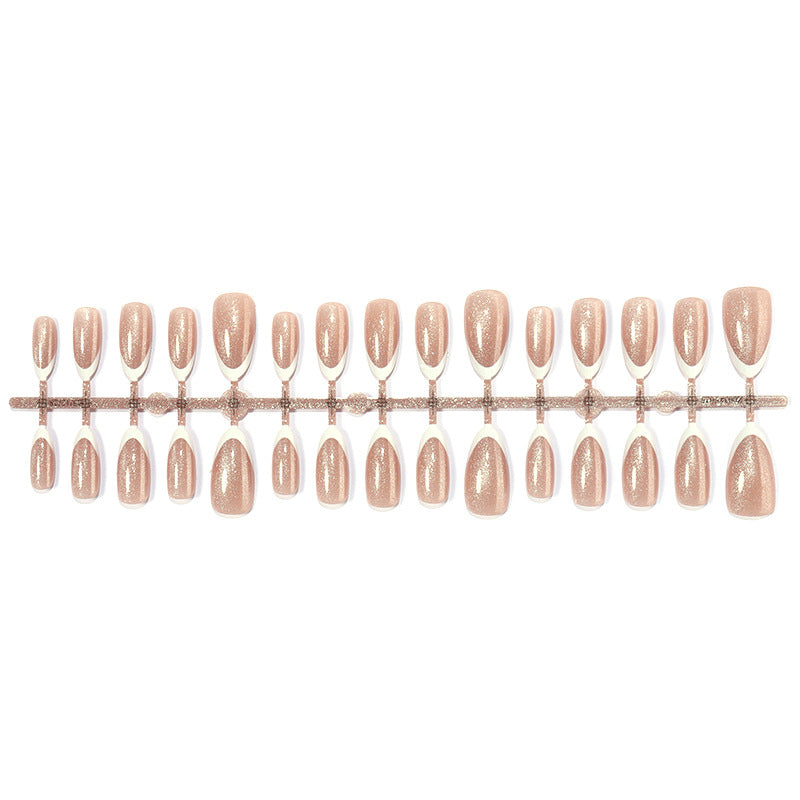 Premium Glitzerndes Press-On Nagelset Brehn