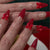 Künstlerische Stiletto Press-On Nagelspitzen Brehn
