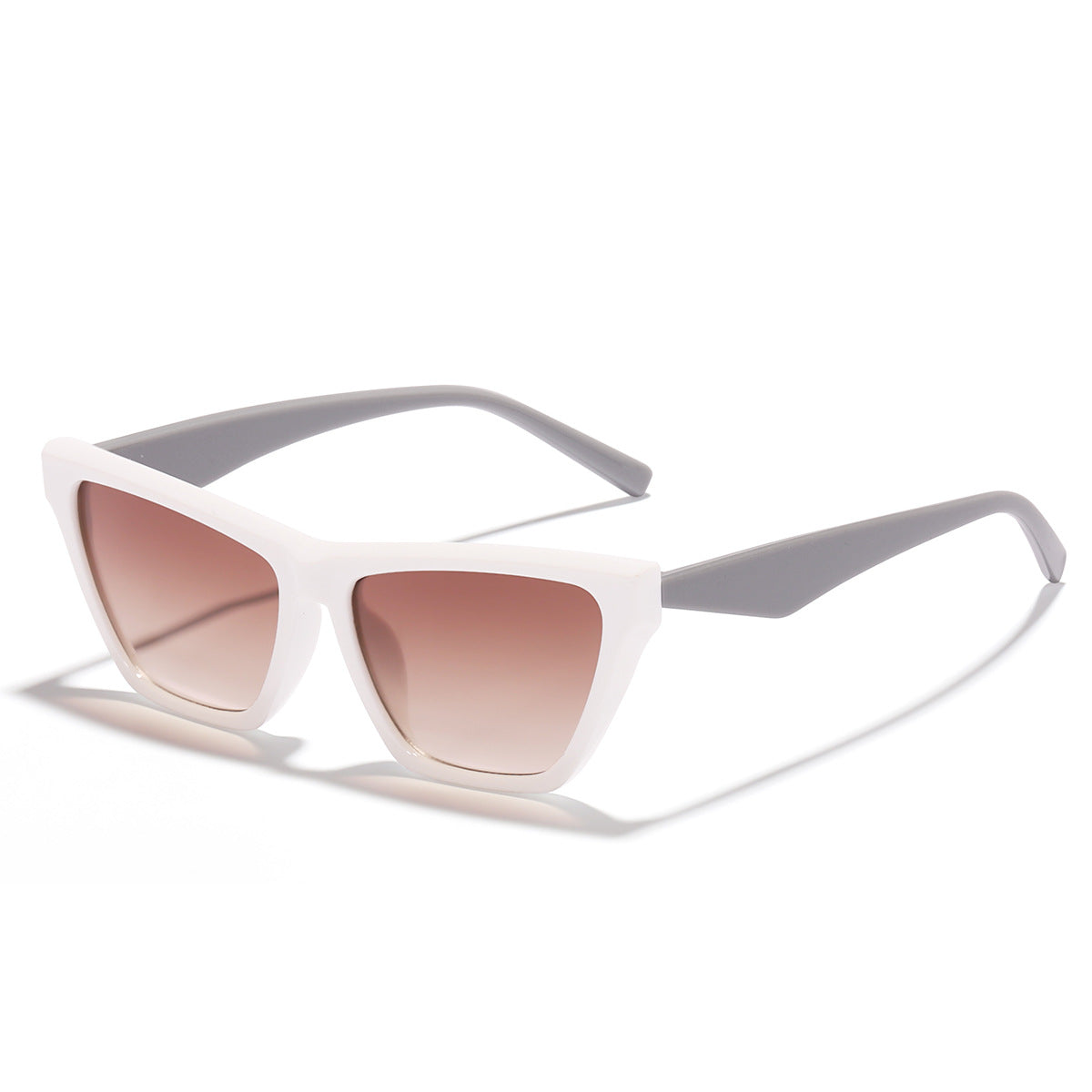 Damen Designer-Sonnenbrille mit stilvollem transparentem Rahmen und UV-Schutz Brehn