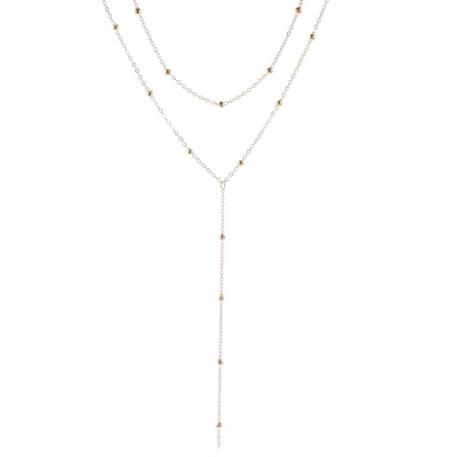 Multi-Schicht Lariat Halskette Brehn