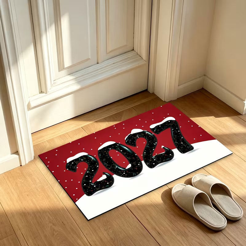 Neujahrsfeier Willkommenmatte Brehn