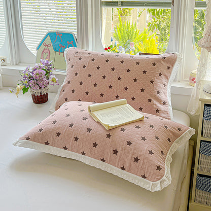 Damen Dekorative Kissen mit zartem Blumendesign Brehn