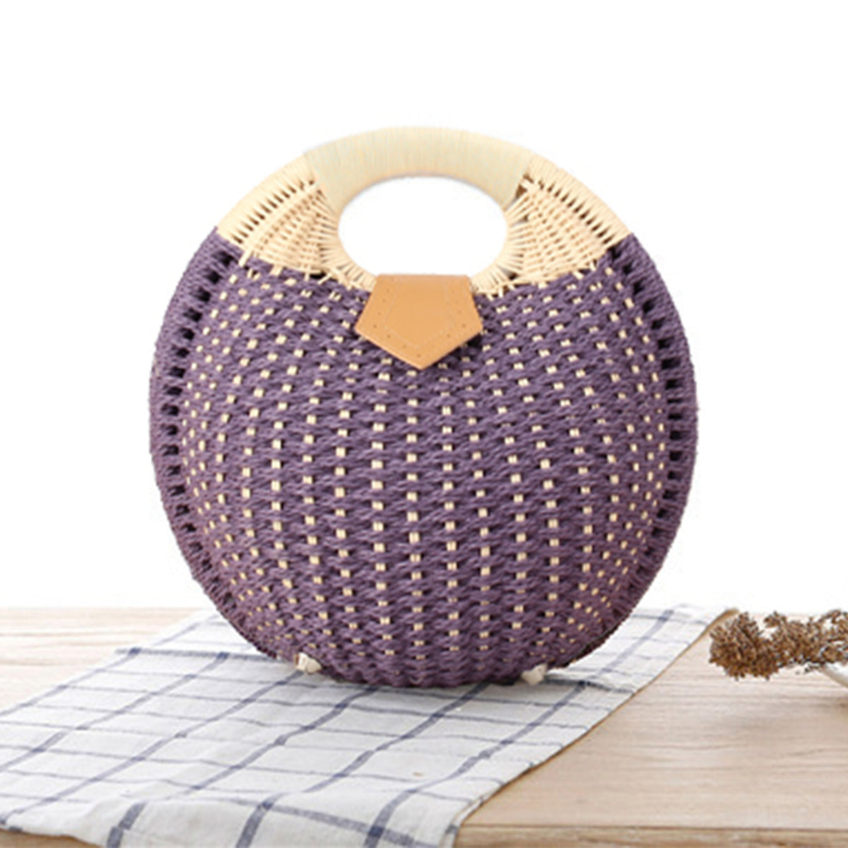 Handtasche Im Modernen Korbdesign Brehn