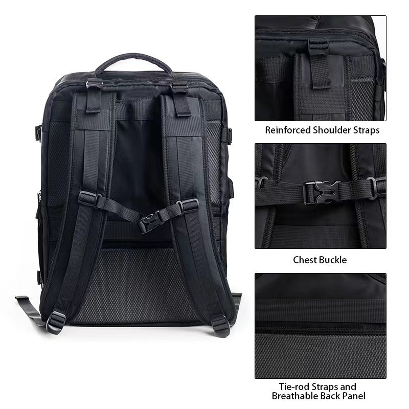 Multifunktionaler Rucksack mit Abnehmbarem Innenfach Brehn
