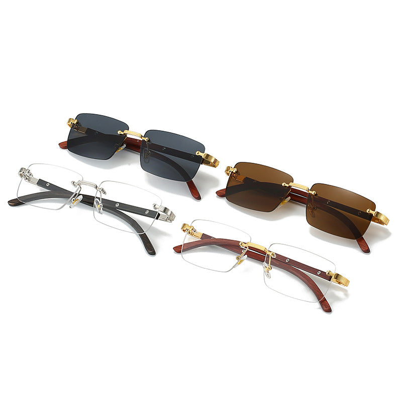Damen Quadratische Sonnenbrille mit eleganten Metallakzenten Brehn