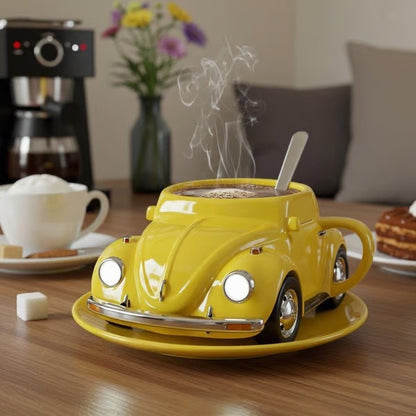 Spaßige Autoform Kaffeetasse Brehn