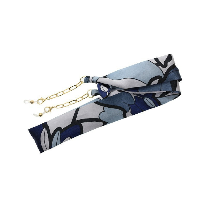Florale Seidenbrille Kette Brehn