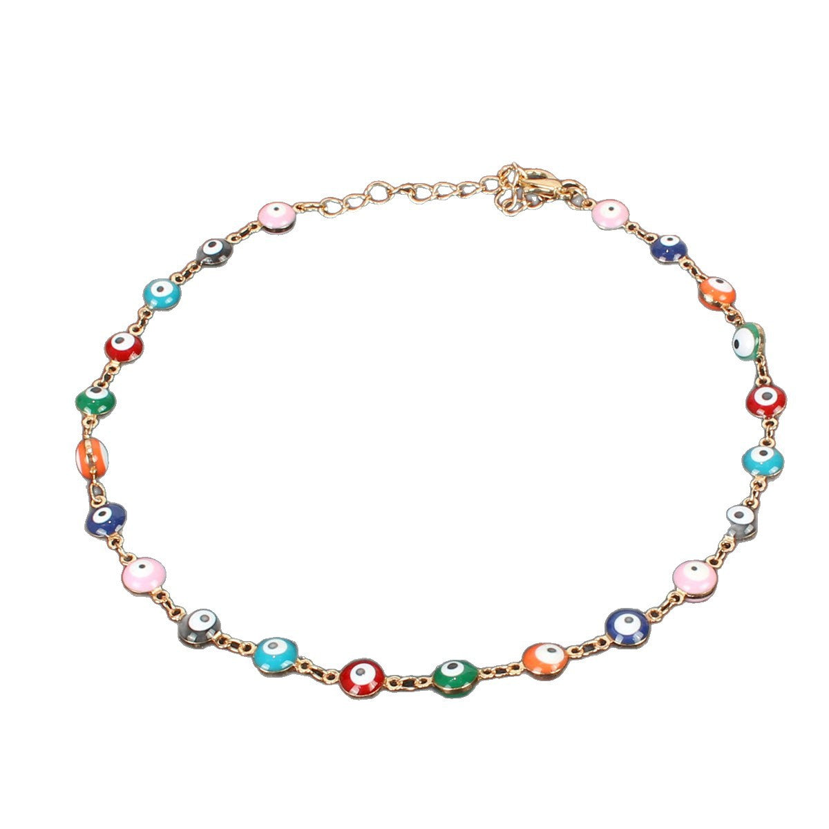 Bunte Perlen Fußkette Brehn