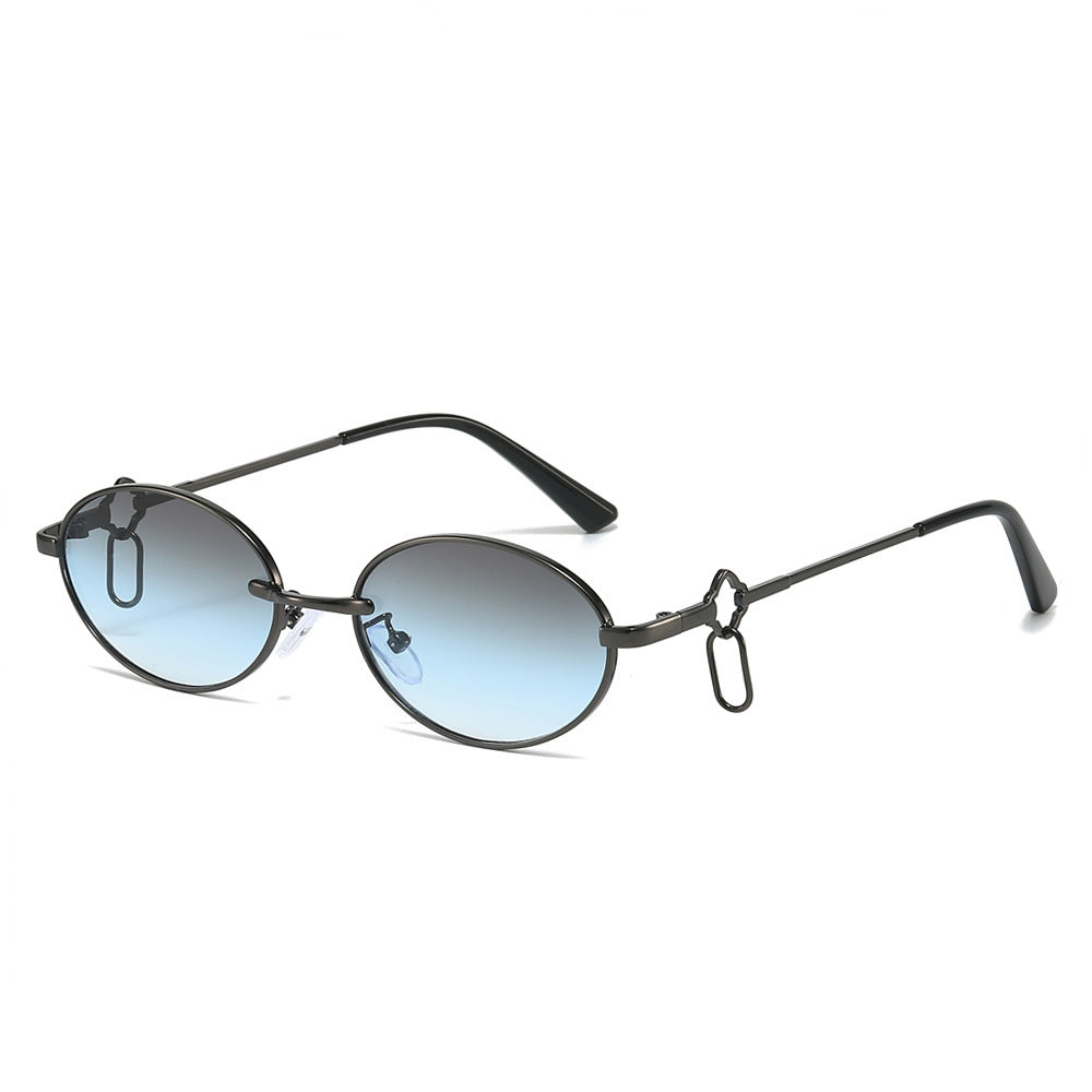 Vintage-inspirierte runde Rahmen-Sonnenbrille Brehn