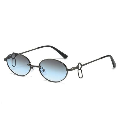 Vintage-inspirierte runde Rahmen-Sonnenbrille Brehn