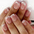 Kunstnagelset mit elegantem French Nail Design und modernen Linien Brehn